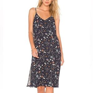 SANCTUARY Sydney Dress in Butterfly Tomboy size s navy blue midi dress